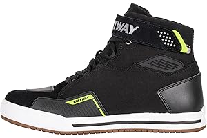 FAST WAY City Uni 221 Motorradschuhe für Herren & Damen mit CE Zertifizierung, Bequeme Stiefel mit Schalthebel- & Knöchelverstärkung