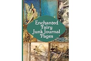 Enchanted Fairy Junk Journal Pages: 20 5"x7" Colorful Fae Materials Faerie Theme Rackham Images