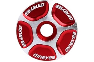 ZIRAN qiuxiaoaa Aluminum Threadless Road Bike Stem Accessories Headset Top Cap Cover Bicycle Cover Red