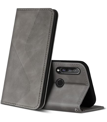 MoEx Custodia A Portafoglio Per Huawei P30 Lite/P30 Lite New - Pelle Vegana Con Tasche E Supporto, Maroon-Red