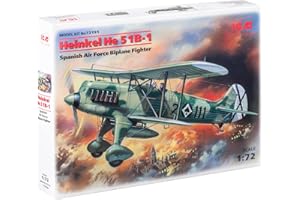 ICM 72191 - Caccia Biplano Spagnolo Heinkel He 51B-1