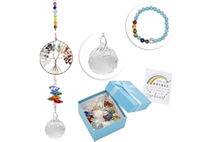 ACTLATI Rainbow Pet Bridge Memorial Gifts Set with Crystal Suncatcher Pet Memorial Wind Chime, Pet Memorial Bracelet, Sympathy Card - Lovely As Cat or Dog Memorial Gifts, Pet Remembrance Gifts(Blue)