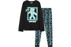Minecraft Boys Pyjama Set, Comfortable Cotton Pyjamas, Gamer Gifts