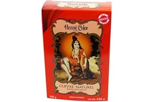 SITARAMA Henna de color cobre natural 100 g de polvo