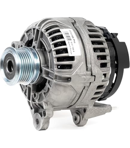 RIDEX 4G0851 Alternateur 24V, 80A, B+ (M8), B-(M6), W, Pompe à Vide Non