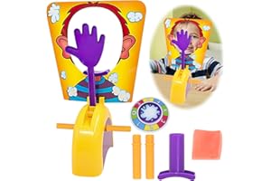 UPTVIN Pie Face Game, Pie in the Face-game, Parent-Child Interactive Toys, Party Fun Cake Cream Pie-face Family Party Fun Play, Pie-face Showdown Game for Kids and Adults