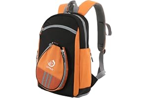 kowaku Bolsa para Raqueta de Tenis de Mesa, Mochila Deportiva de Gran Capacidad, Funda para Paleta de con Compartimento para Zapatos para