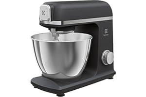 Electrolux E5KM1-4BPT Impastatrice Planetaria Create 5 In Alluminio Pressofuso, 1200W, 6 Impostazioni, 330x245x380mm, Black Pearl