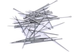 SINGULARITY SUPPLIES M1 (1mm x 6mm) Split Cotter Pin - Stainless Steel (A2) (Pack of 40)