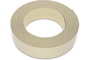 WOODPRESS 22mm Bordatura in Melammina Beige, Nastro Impiallacciato Pre-Incollato - Rotolo di 7,5 m - Stira il Nastro per un'Applicazione Facile Fai-da-Te – Coprirà il Bordo di un Pannello MDF Standard
