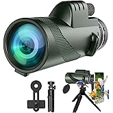 Monok&uuml;ler Teleskop, 80x100 Full HD Y&uuml;ksek &Ccedil;&ouml;z&uuml;n&uuml;rl&uuml;k, 10 Km G&ouml;r&uuml;ş Mesafesi, 52 mm Objektif Lens &Ccedil;apı, Gece G&ouml;r&uuml;ş Destekli, Tr