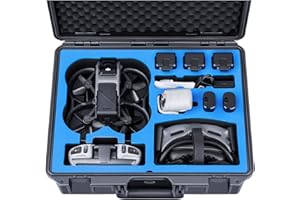 Lykus Titan AT110 Valigia Custodia Case impermeabile per DJI Avata, Goggles 2/Integra, RC Motion 2 e telecomando FPV, supporta fino a 9 batterie Avata [SOLO VALIGIA]