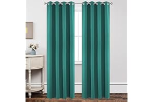 Joydeco Tende Oscuranti per Interni 2 Pezzi, Tende Termiche con Occhielli per Soggiorno Moderne, Cameretta Bambini, Camera da Letto Blackout Curtains
