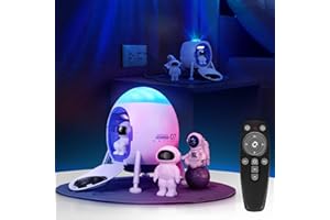 YAYZA! Proiettore di Cielo Stellato a LED Lander con Luci Notturne, Lampada Proiettore Lander con Telecomando, Luci Notturne per Bambini, Lampada Proiettore di Cielo Notturno con Timer