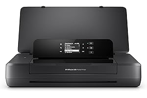 HP OfficeJet 200 Mobile - Impresora Portátil Tinta, USB 2.0, Wi-Fi Direct, Smart App, Negro