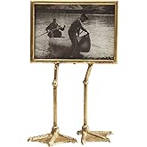 Kare Design Cadre Duck Feet, Or, Animal Canard, Horizontal, Cadre Photo, 10x15cm, Style Élégant, Deco Intérieur, Décoration C
