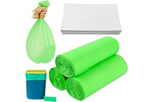 YUANYUU 90 Stück Toiletteneinlagen mit 60 Inkontinenzunterlage Einweg, Eimereinlagen für Krankenhaus & Zuhause, Tragbare-Abfallbeutel für Toilettenstuhl Wickelunterlage Tierunterlage zu verwenden