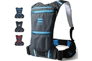 FITLY Minimalist Running Pack | Sac à Dos de Running Porte téléphone, Rangement, Ceinture Thoracique | Transport d'objets personnels | Matériel de Running Unisexe | Sac de Running léger