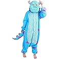 HALLOWITCH Monster Inc. Sulley Onesie Costume For Adults Men Women and Teens