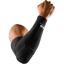 Manchons De Compression McDavid Hexforce Unisexe - Noir Taille XL (42-47cm) - Pour Basketball/Sport