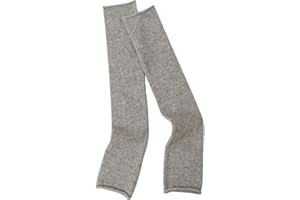 Prettystern Donna extra lungo 100% Cachemire Manicotti Scaldabraccia Guanti Lunghi Mezze Dita Scaldapolsi Cashmere moda sera