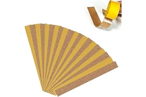 SZZETK 12 pezzi Cork Strip Self -Adesive 2mm, Riduzione del Cappello Sughero, Cappello a Strisce di Sughero, Bacheca Di sughero Autoadesiva, Ideale Per Tutti i Tipi di cappelli Durevole e Confortevole