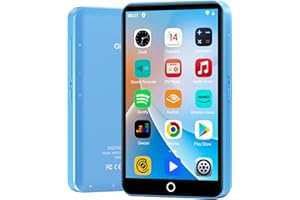 Oilsky 80GB MP3 Player with Bluetooth and WiFi, Mp3 & Mp4 Music Player with Spotify, Amazon Music, Deezer, Audible, Browser, 4.0" IPS Touch Screen Android Player with Speaker, FM Radio, Up to 512GB