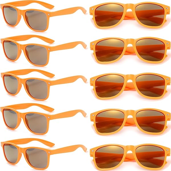 MAGIDOVE Juego De 10 Pares De Lentes De Sol Hippies De Los Años 70 Con Círculos, 10 Colores, Para Disfraz Hippie De Los Años 60, 70, 80, Para Mujer, Fiesta De Discoteca