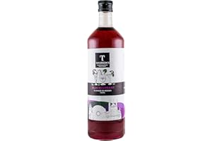 TAYLERSON'S - THE BRITISH ARTISAN COFFEE, COCKTAIL AND PROSECCO SYRUP MAKER Taylerson's Blackcurrant Flavour Cocktail Syrup - Vegan, Artisan and Hand-Bottled Cocktail, Gin, Prosecco and Baking Syrup. British-Made Alternative to Monin, 1884 - 1 Litre