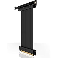 EZDIY-FAB [30cm] PCIE 3.0 16x Extreme High Speed Riser Cable PCI Express Port GPU Extension Card-Right Angle Connector