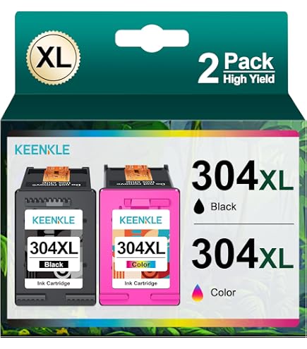Cartucce Nere 304XL Compatibili HP – Per DeskJet 2620, 2630, 3760, Envy 5010, 5030 E Molti Altri