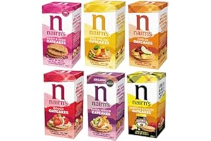 Nairn's Oatcakes Variety Pack - Cheese/Rough/Fine Milled/Fruit & Seed/Organic Super Seeded/Marmite and Cheese, Pack of 6