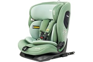 Jovikids Car Seat, i-Size, Suitable for Child 76 to 150 cm (Approx. 15 Months to 12 Years), Group 1 2 3, ECE R129, Adjustable Height and Tilt, Top Tether, Side Protection, Baby Car Seat with ISOFIX
