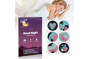 MENNYO 30er Packung Schlafpflaster für Erwachsene,Schlaf Patches Tiefschlafpflaster,Schnell wirkende Zutaten, Schlaf Fördernde Aufkleber für Männer und Frauen (50)