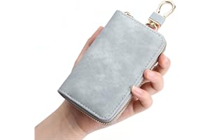 LTLSZRN Portachiavi Raccoglitore Chiave multifunzione,Borse universali per auto portachiavi per uomo donna,portafoglio portachiavi Impermeabile,Tasche e 6 Ganci