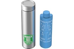 ‎KEKHEALTH KEKHEALTH Insulin Kühltasche 2-8 Grad, Insulin Kühlbox 1-3 Pen, Medikamenten Kühltasche für Reisen, TSA Insulin Kühler Diabetiker Tasche mit 2 Kühlakkus, QR Medizinischer Reiseanhänger(Silber)