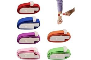 JINSION 6 Stück Stauschlauch Blutabnahme, Venenstauer Bunt, 6 Farben Hochflexibel Tourniquet, Fast Tourniquet mit Einzigartigem Verschlusssystem, Medical Nurse Tourniquet für Camping, Wandern, Outdoor Sport