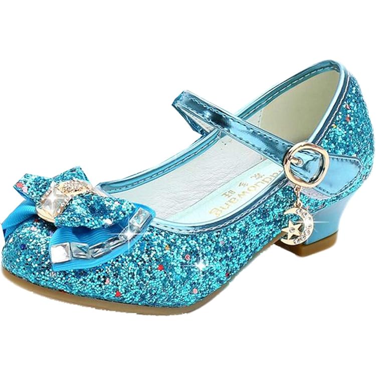 FStory&Winyee Meisjessandalen, prinsessensandalen, hak, Elsa-schoenen FStory&Winyee Meisjessandalen, prinsessensandalen, hak, Elsa-schoenen