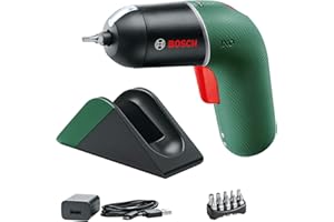 Bosch Home and Garden Visseuse sans fil - IXO Set avec station de charge (6ème génération, rechargeable avec la station de charge et un câble micro-USB fournis, dans boîte en carton) - Édition Amazon