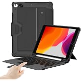 Nillkin iPad 9th Generation Case 10.2 inch Removable Keyboard, Trackpad, Pen Holder, Slide Camera Cover iPad 7./8./9. Generation Kl