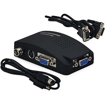 Convertitore Da VGA A AV/RCA/s-Video - Adattatore Per Monitor PC, Proiettori E TV - Foto 4