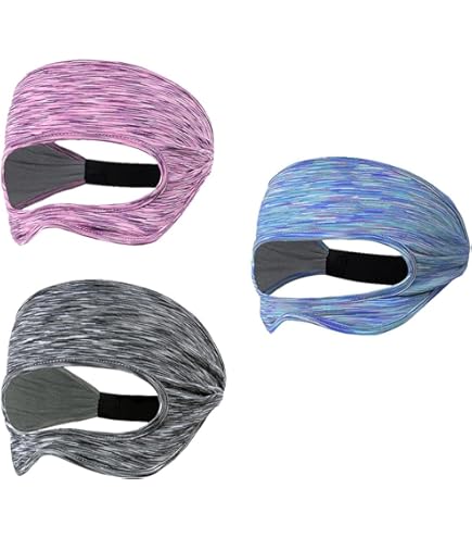 BiiKoon Couverture De Masque For Les Yeux VR Bande Anti-Transpiration Respirante Bandeau Élastique Réglable Des Casque Réalité Virtuelle Accessoires Jeux For Oculus Quest 2 Go HTC (Color : Pink
