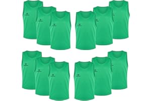 FIBOGOUP Pettorine per allenamento a squadre,Divise da allenamento per squadre di calcio e basket,gilet traspirante,Taglie multiple adatte per 115-180+,M-XL