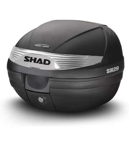 Shad SH47 con catadiottri rossi bauletto moto