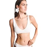DeFacto Regular Fıt Kırışık Dokulu Kumaş Kapalı Beyaz Bikini &Uuml;st&uuml;