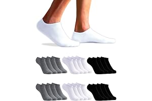 Nero, Grigio e Bianco (12 Paia)