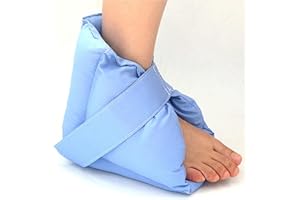 AIRM HEALTH Anti-Dekubitus-Fersenpolster Komfort - Ellenbogen- und Fersenschoner gegen Geschwüre - Antidekubitus-Fersenpolsterung Antischwürfwunden - Druckentlastungs - Fußkissen für Bettlägerige