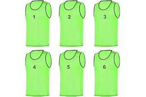 ‎RHINOS SPORTS RHINOS sports 6 Leibchen nummeriert | Nummern 1-6 | 5 Farben | 6 Größen