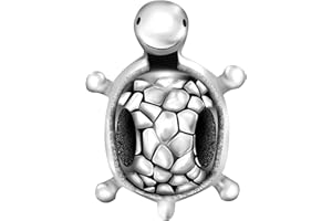 ANDANTE-Stones Perle Bead Argent 925"Tortue Élément Bille pour Perles European Beads Module Bracelet + Étui en Organza