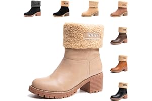 Anokar Bottes de Hiver Femme Fourrées Talon 6CM Gr.35-43